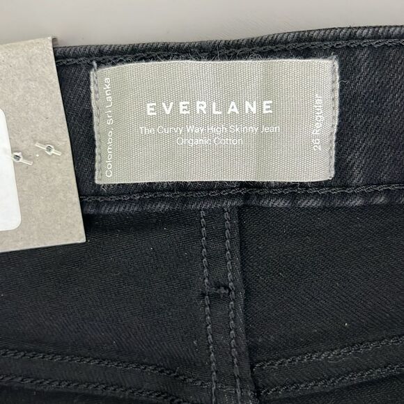 NWT Everlane The Curvy Way-High® Skinny Jean in Ash Size 26 - Picture 6 of 14